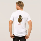 Armand, armadillo ringmaster Tri-Blend shirt (Rückseite voll)