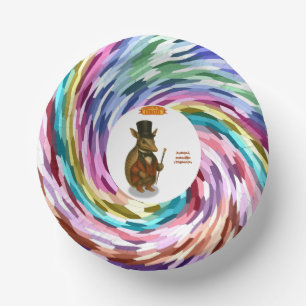 Armand, Armadillo-Ringmeister Pappteller