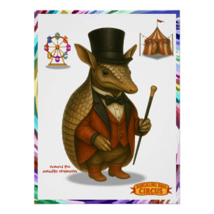 Armand, Armadillo-Ringmeister Poster