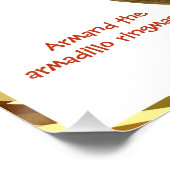Armand, Armadillo-Ringmeister Poster (Ecke)