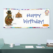Armand der Armadillo-Zirkusdirektor Banner (Messe)