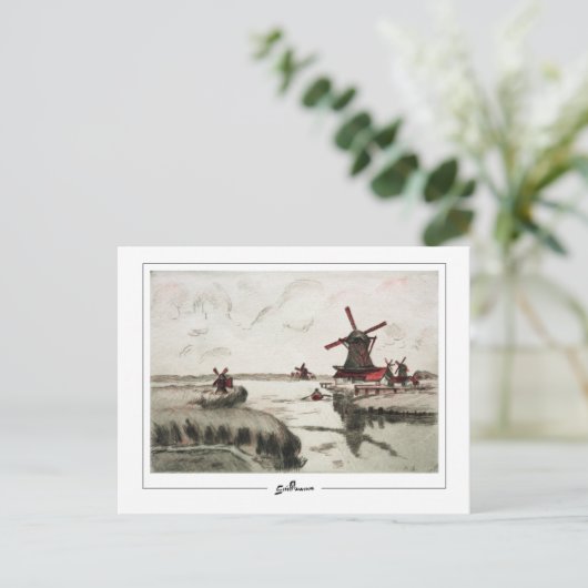 Armand Guillaumin #140 - Fine Art Postcard Postkarte (Stehend Vorderseite)