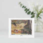 Armand Guillaumin #202 - Fine Art Postcard Postkarte (Stehend Vorderseite)