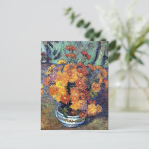 Armand Guillaumin - Vase mit Chrysanthemen Postkarte