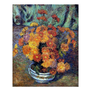 Armand Guillaumin - Vasen mit Chrysanthemen Poster