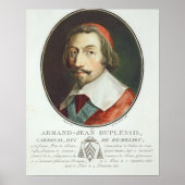 Armand Jean Duplessis, Kardinal, Duc de Richelieu Poster (Vorne)