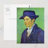 Armand Roulin von Vincent van Gogh Postkarte (Vorne/Hinten)