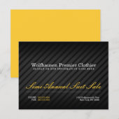 Armani Anzug Promo Postkarte (Vorne/Hinten)