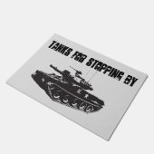 Armaturengast Willkommen Fußmatte (Schrägansicht)