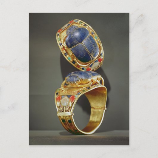 Armband aus dem Grab von Tutankhamun Postkarte (Vorderseite)
