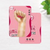 Armband-Handsichtkarte (Schreibtisch)