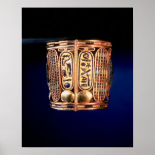 Armband mit dem Cartouche von Psusennes I Poster