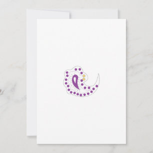 Armband mit Herzchen Style, Light Eggplant Feiertagskarte