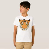 Armband-Tiger-Gesichts-Jugend-T - Shirt (Vorne ganz)