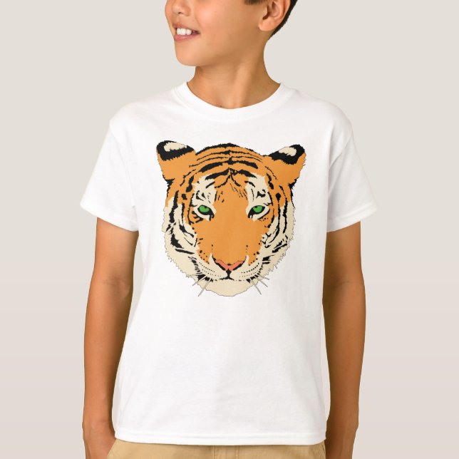 Armband-Tiger-Gesichts-Jugend-T - Shirt (Vorderseite)