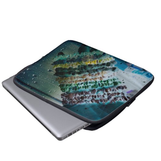 Armbänder im Regen Laptopschutzhülle (Vorne Knopf)