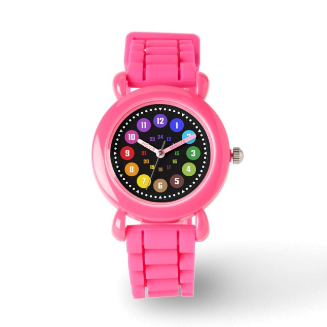 Armbanduhr als Lernuhr für Kinder - Geschenk (Vorderseite)