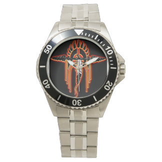 Armbanduhr aus rostfreiem Stahl