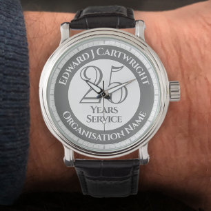 Armbanduhr für 25 Jahre langjährige Dienstzugehöri