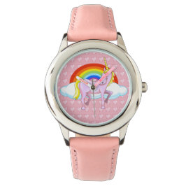 Armbanduhr für Einhorn und Herz