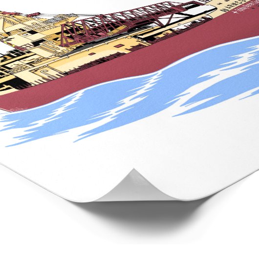 Armco-Selbstentlader "Great Lakes" Poster (Ecke)