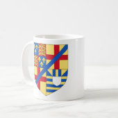 Arme der Arthur-Plantagenet-Tasse Kaffeetasse (Vorderseite Links)