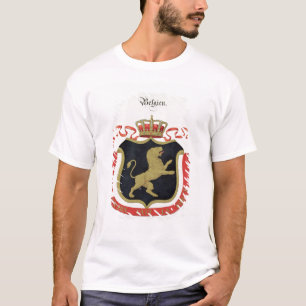 Arme der belgischen Königsfamilie, von einem T-Shirt