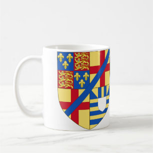 Arme der Plantagenet Viscount Lisle Kaffeetasse