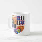 Arme des Alexander Mountbatten, 1. Marquess des Au Kaffeetasse (Vorderseite Links)