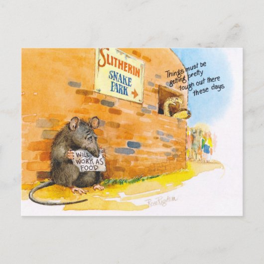 Arme Postkarte (Vorderseite)