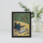 Arme Skelette und TinMan Postkarte (Stehend Vorderseite)