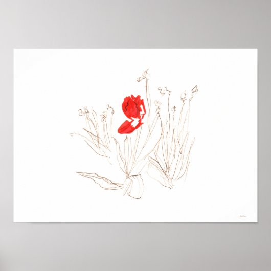 Arme Tulpe Poster (Vorne)