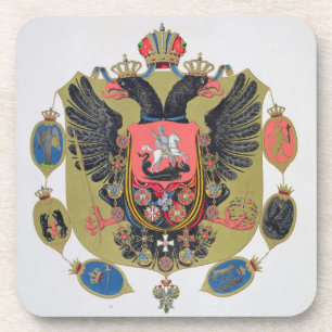 Arme und Schild des Staat von Kaiserrussland, f Untersetzer