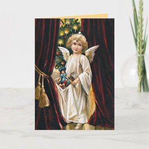 Arme voll der Freude - Weihnachtsgrußkarte Feiertagskarte