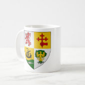 Arme von Macdonald der Clanranald Kaffee-Tasse Kaffeetasse (Vorderseite Links)