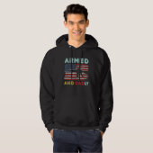 Armed And Dadly Deadly Father For Father s Day 3 Hoodie (Vorne ganz)