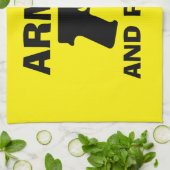 ARMED AND POLITE Küchentücher (Gefaltet)