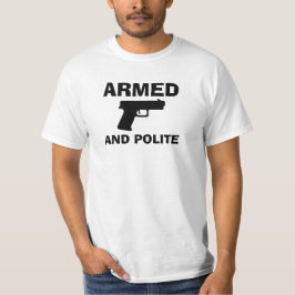 ARMED AND POLITE Men's Basic T - Shirt