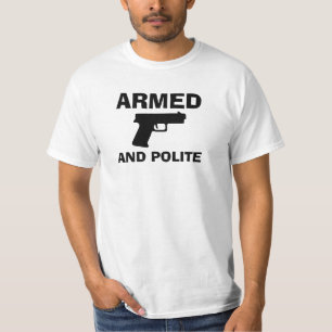 ARMED AND POLITE Men's Basic T - Shirt