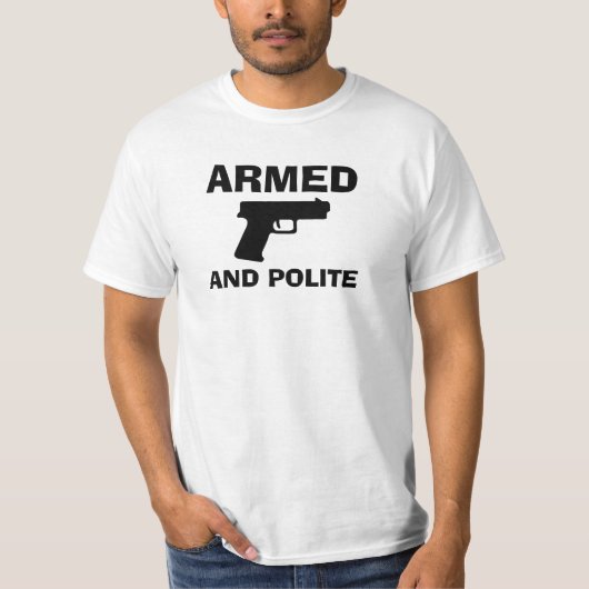 ARMED AND POLITE Men's Basic T - Shirt (Vorderseite)