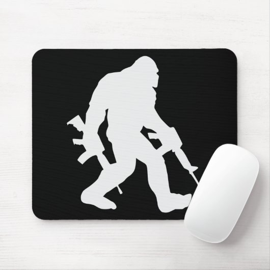 Armed Bigfoot Sasquatch 2. Änderungsantrag 2A # Mousepad (Mit Mouse)