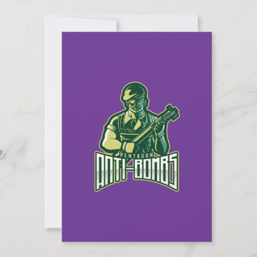 Armed Forces Pride Logo | Gaming & Equality Einladung (Vorderseite)