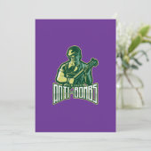 Armed Forces Pride Logo | Gaming & Equality Einladung (Stehend Vorderseite)