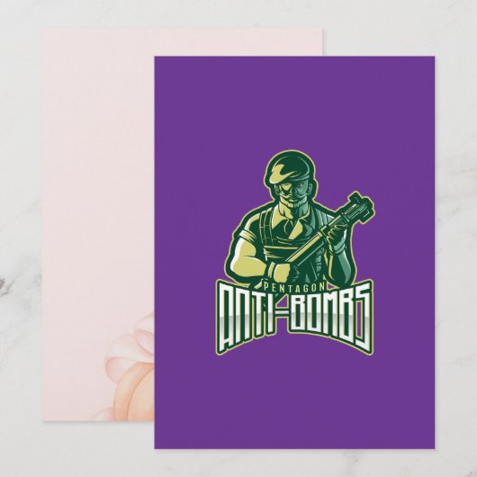 Armed Forces Pride Logo | Gaming & Equality Einladung (Vorne/Hinten)