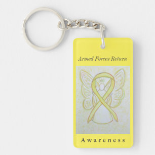 Armed Forces Return Awareness Ribbon Keychain Schlüsselanhänger