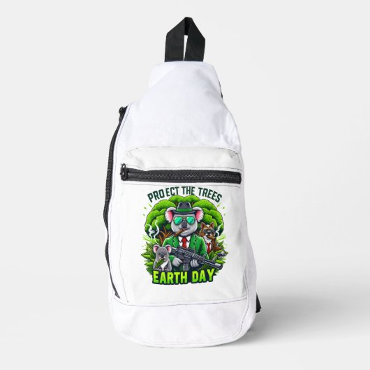 Armed Koala Trio Crossbody Bag (Vorderseite)