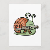 Armed Snail Postkarte (Vorderseite)