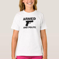 ARMED UND POLITE Girls Basic T - Shirt