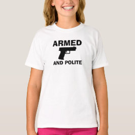 ARMED UND POLITE Girls Basic T - Shirt