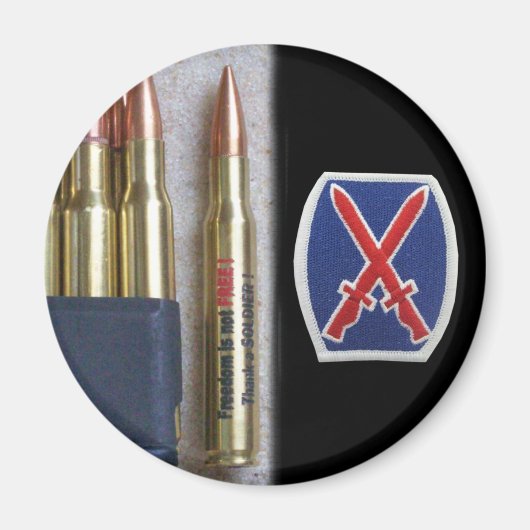 Armee 10. Berg div iraq nam vet vfw Magnet (Vorne)